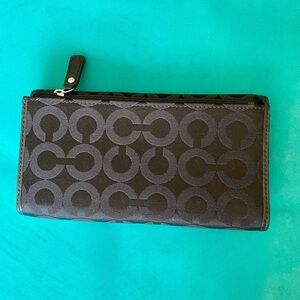 Black Coach Wallet purse